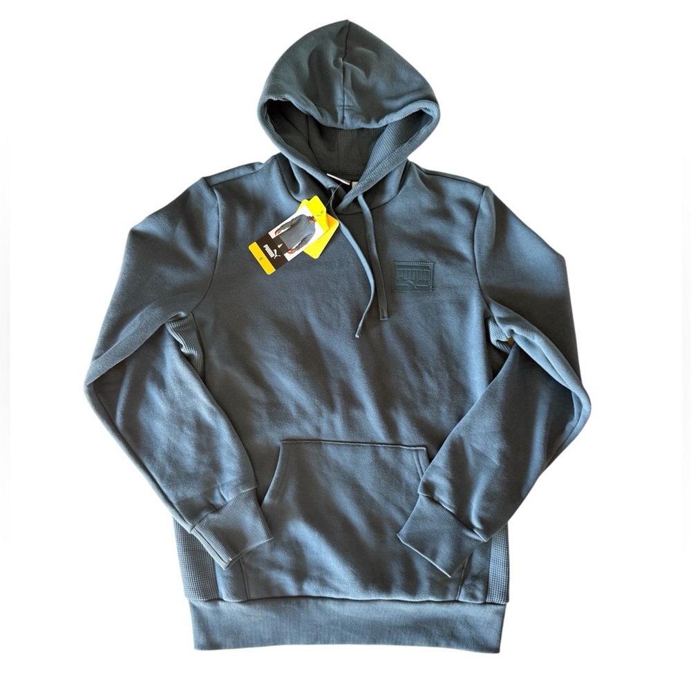Puma Men's Hooded Pullover Sweatshirt - Slate Blue